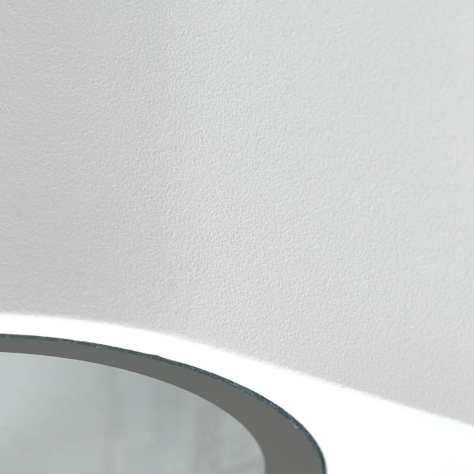 Prios Außenwandleuchte Tetje, weiß, rund, 10 cm, 4er-Set