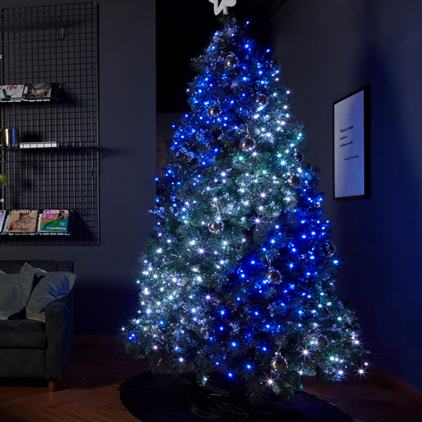 Lichterkette Twinkly RGBW schwarz 400-flammig 32m