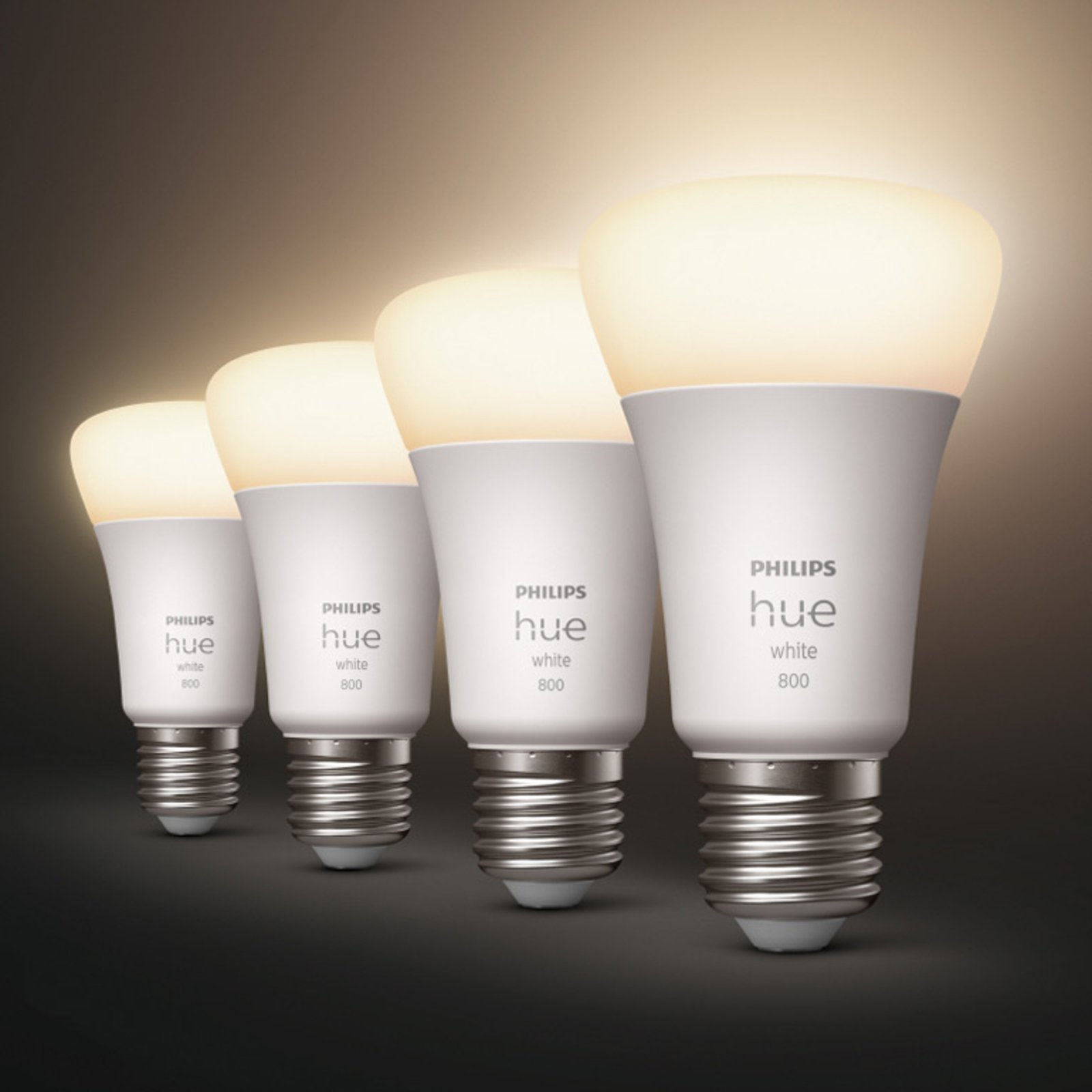 Philips Hue White 9W E27 LED-lamppu, 4 kpl/pakkaus