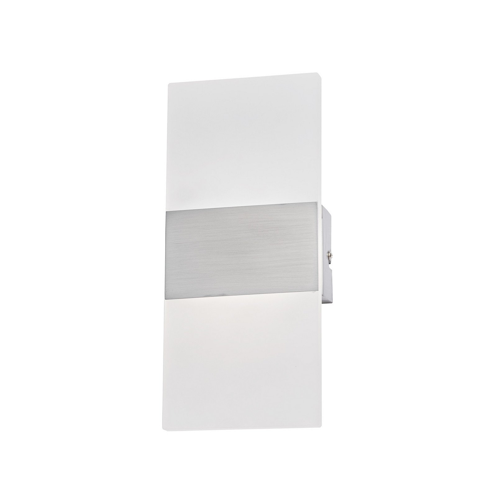 FISCHER & HONSEL Aplică de perete LED FODER culoare nichel înălțime 27 cm întrerupător - Camera de zi / sufragerie - Modern - Metal