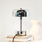Lampe à poser Dyberg Larsen Haipot, IP20, chrome