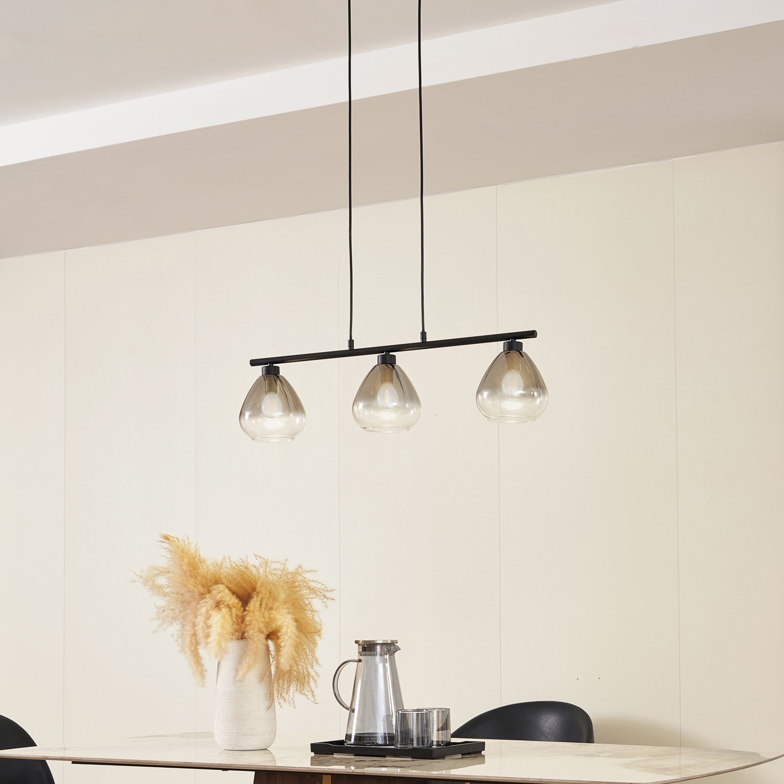 Pendura Suspension Noir/Fumé Gris - Lindby