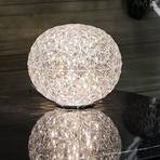 Candeeiro de mesa Kartell Planet LED globo, transparente