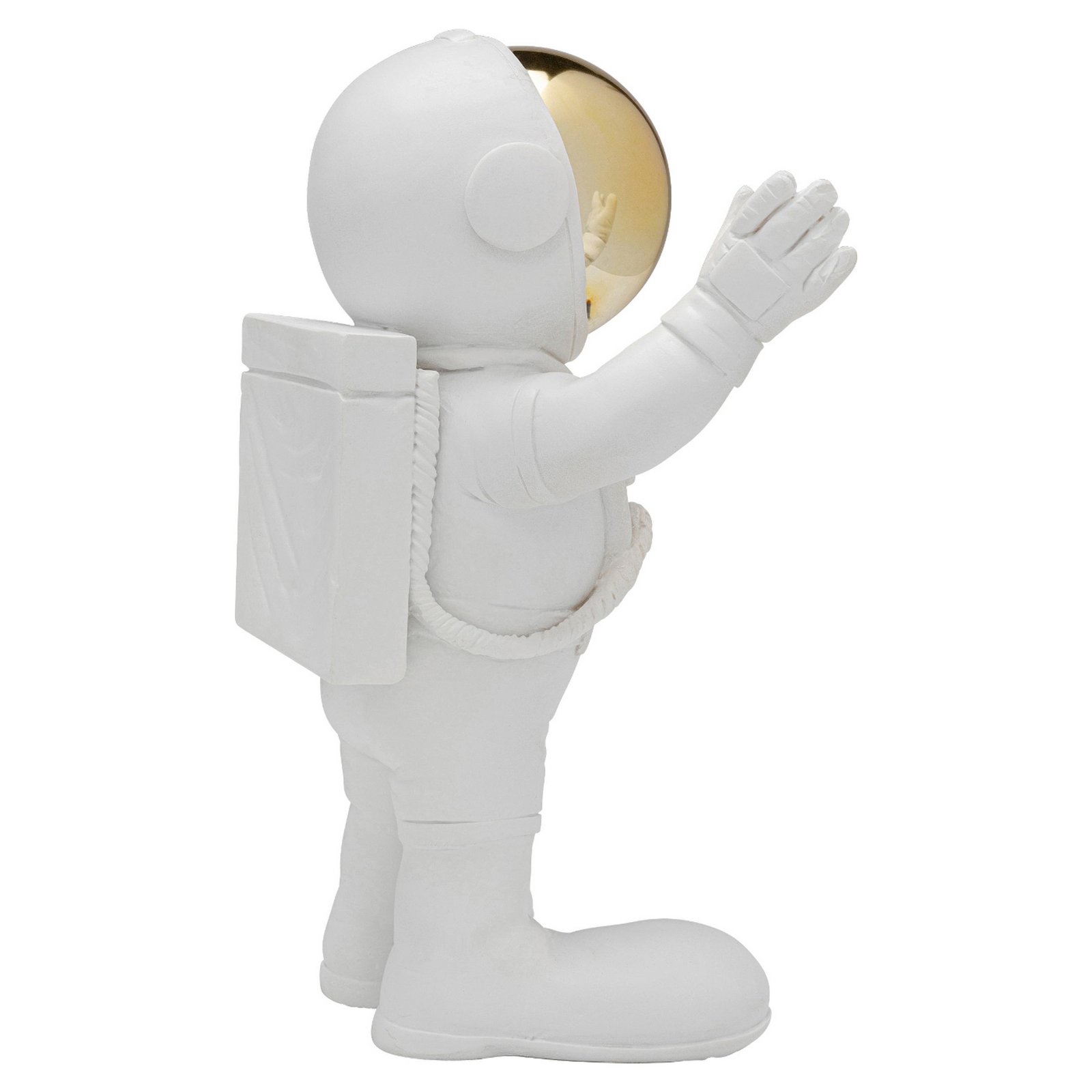 KARE dekorationsfigur Welcome Astronaut, höjd 27 cm, vit