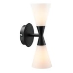 Harlekin Wall Lamp Duo Matt Black - Herstal
