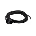 Držač žarulje E27, crni, s utikačem, 5 m, IP44 - Watt & Veke