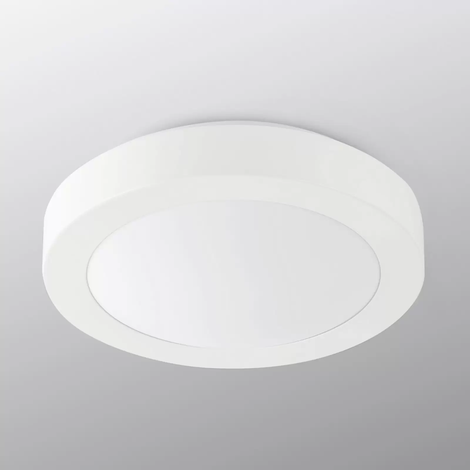 Plafonnier Logos-2 blanc 2xE27 20w - Luminaire salle de bain Faro