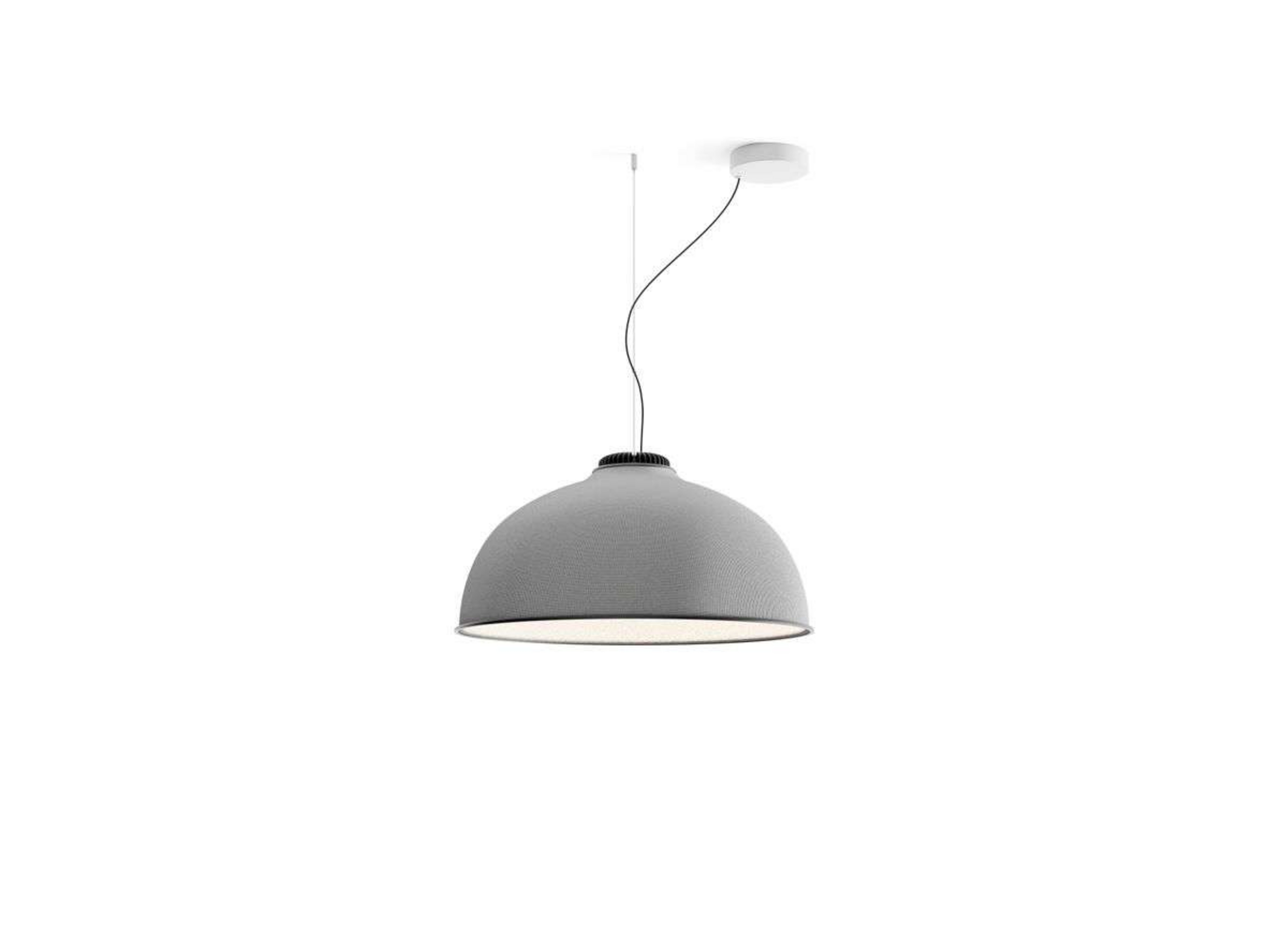 Farel LED Suspension 3000K Light Grey/White - Luceplan