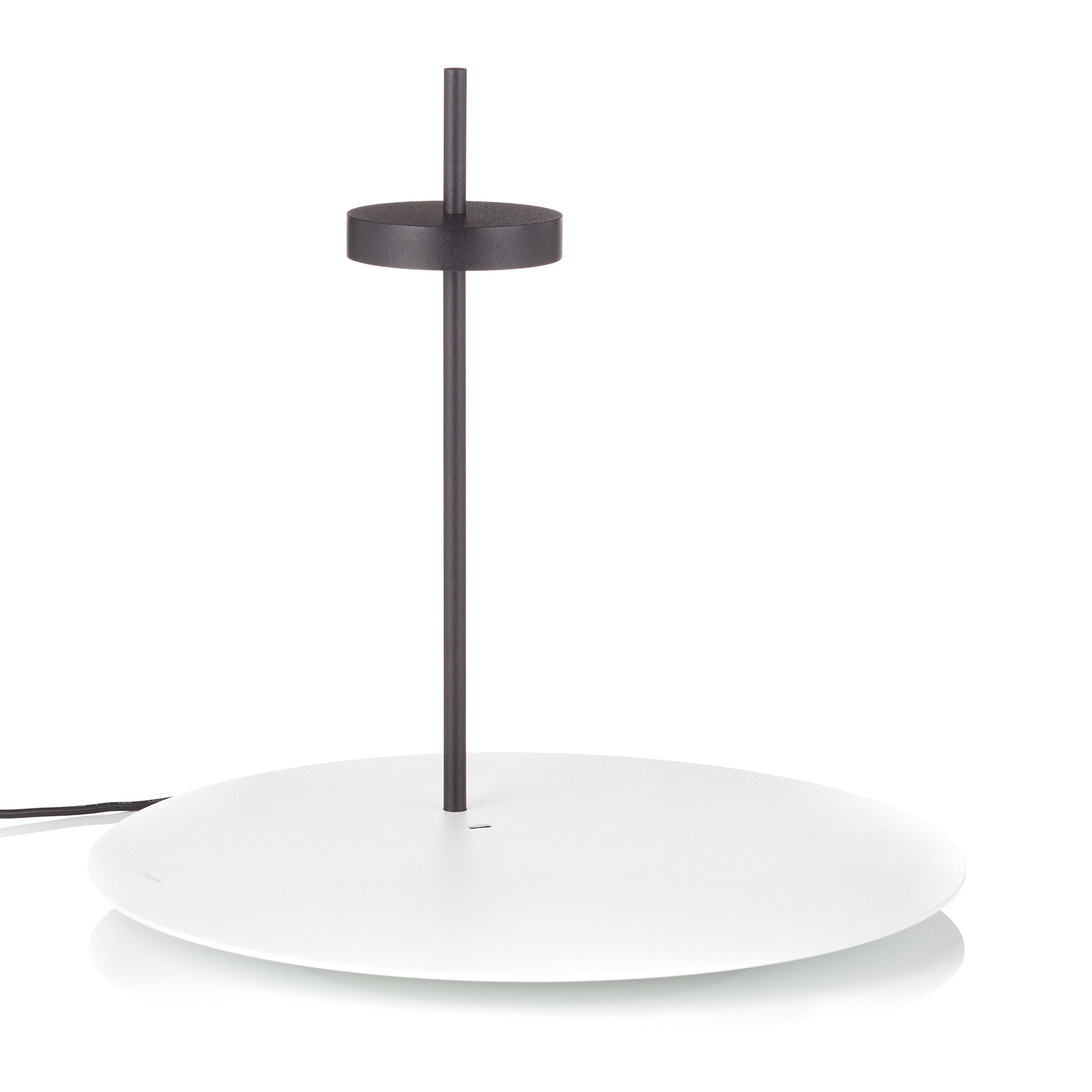Scave LED table lamp sensor dim base white