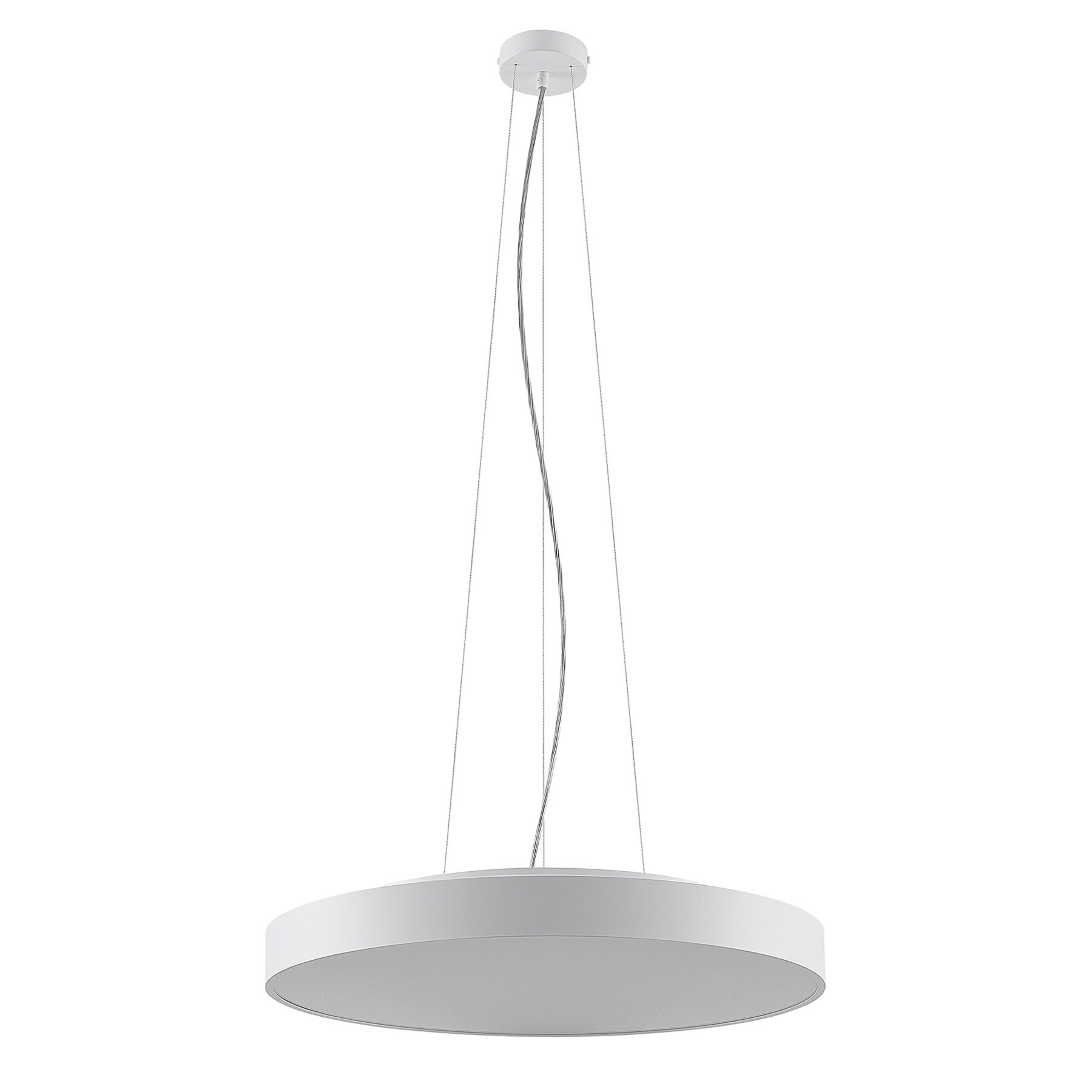 Arcchio LED hanglamp Vanida, wit, Ø 60 cm, omhoog/omlaag