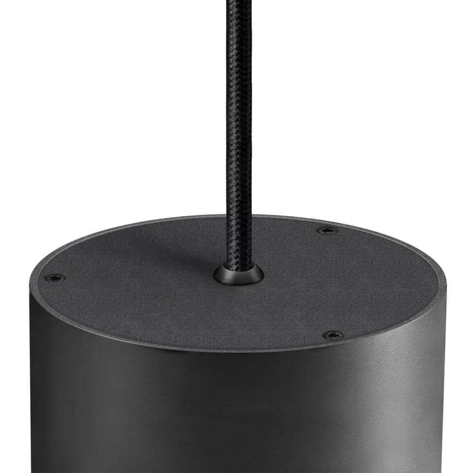 Oculus Lustră Pendul Singur Black - SLV