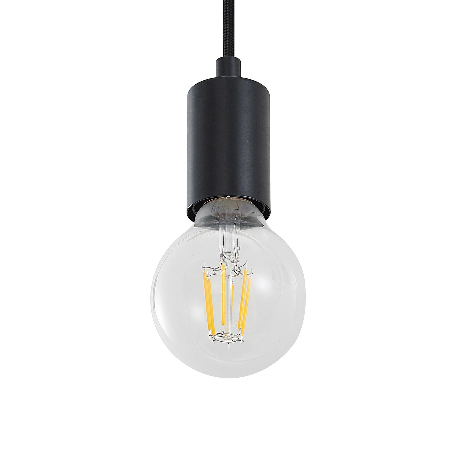Ferris 4 Taklampa Wood/Black - Lindby
