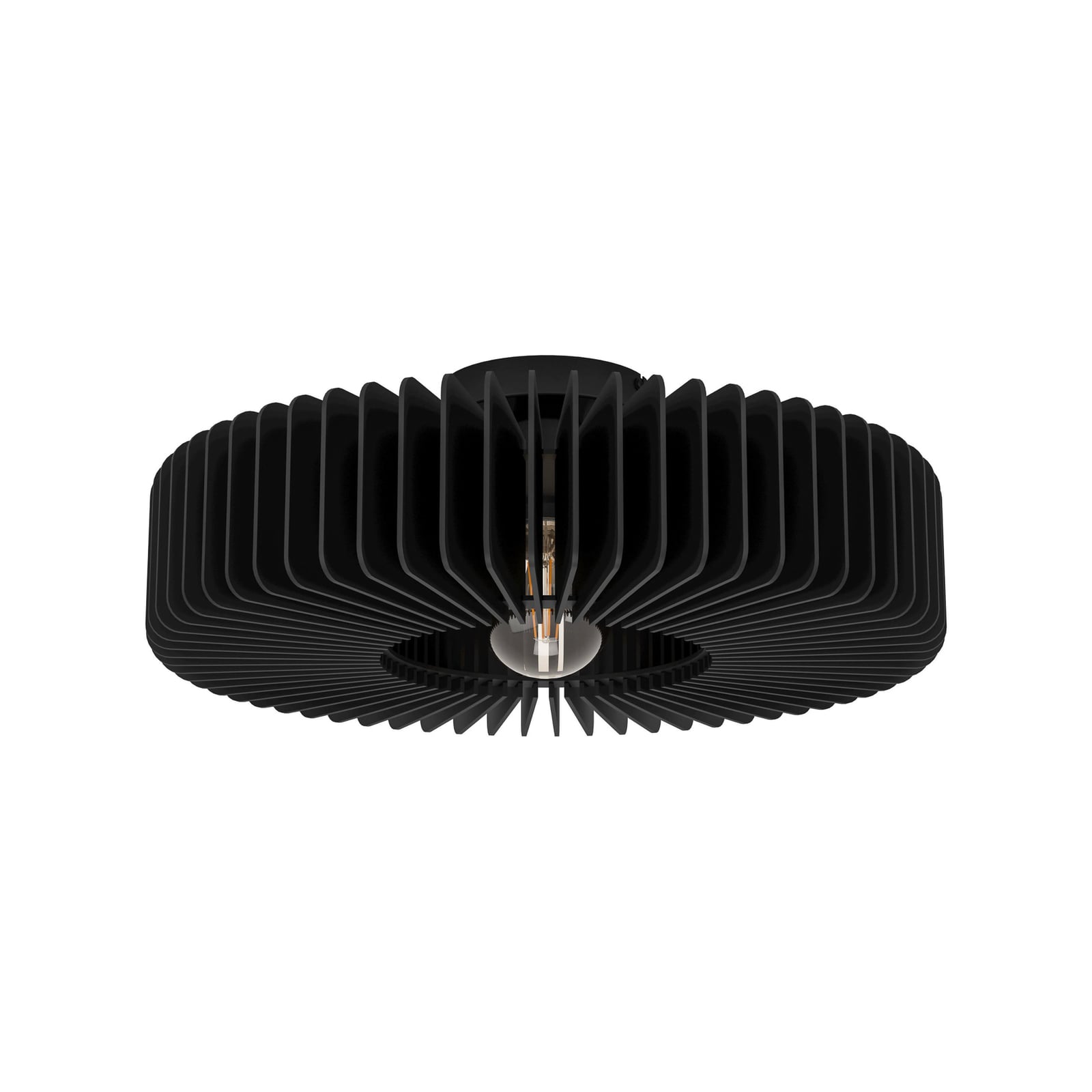 Deckenlampe Palombaia, Ø 50 cm, Stahl/Holz, E27