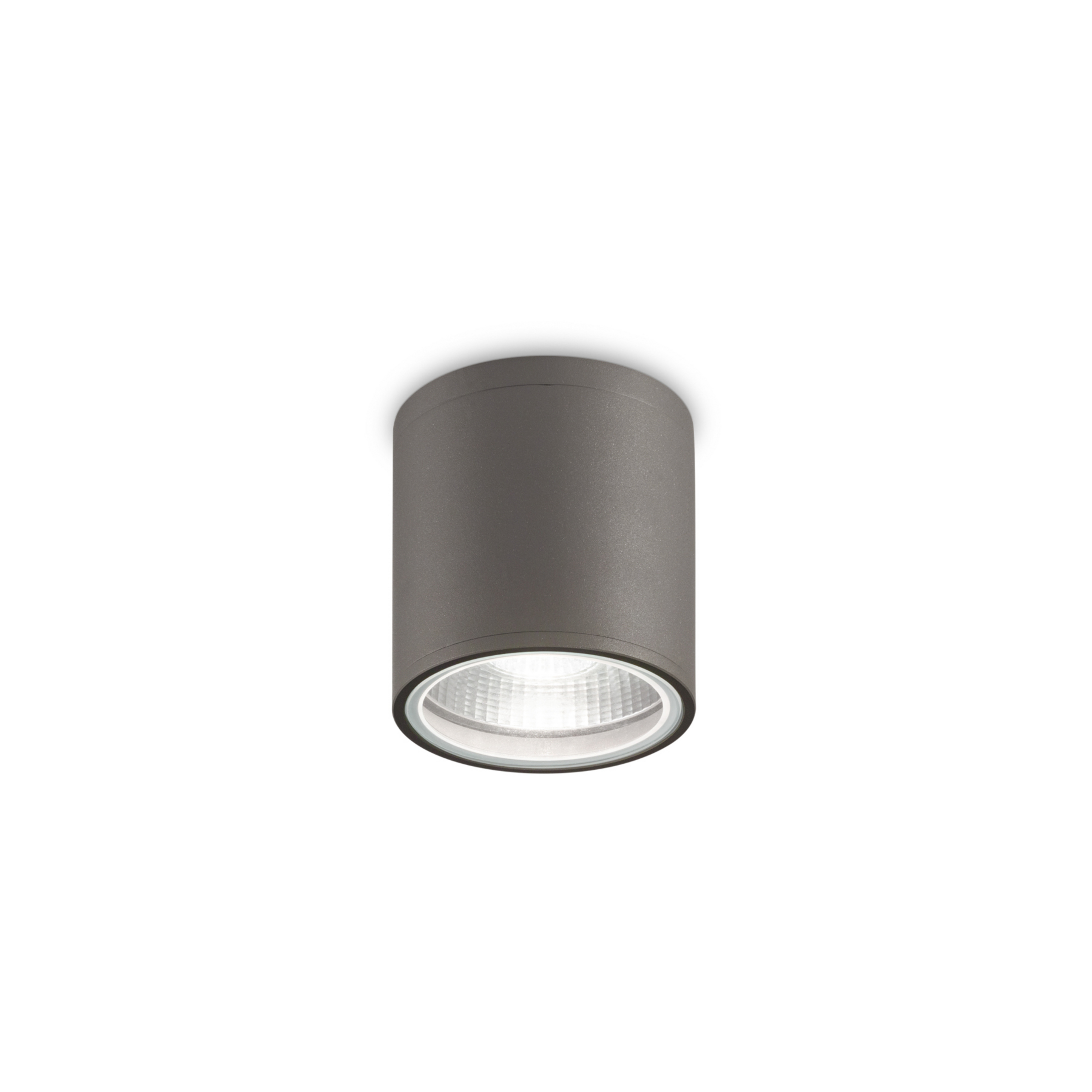 Ideal Lux Deckenleuchte Gun, anthrazit, Alu, IP44, GU10