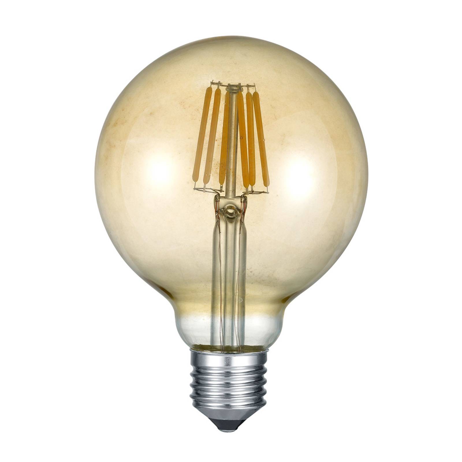 Trio Lighting Ampoule globe LED E27 6 W 2 700 K ambre