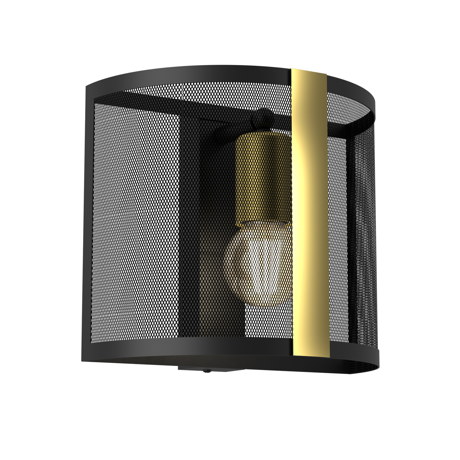 Lavinia wall light, gold stripe, one-bulb