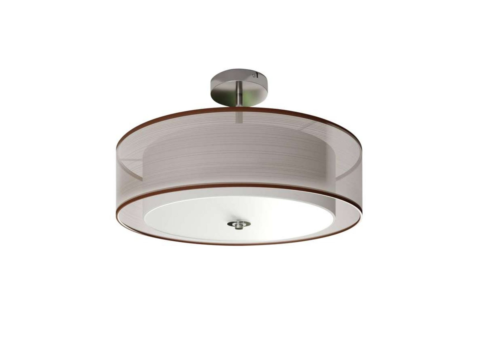 Pikka LED Deckenleuchte Brown/White - Lindby