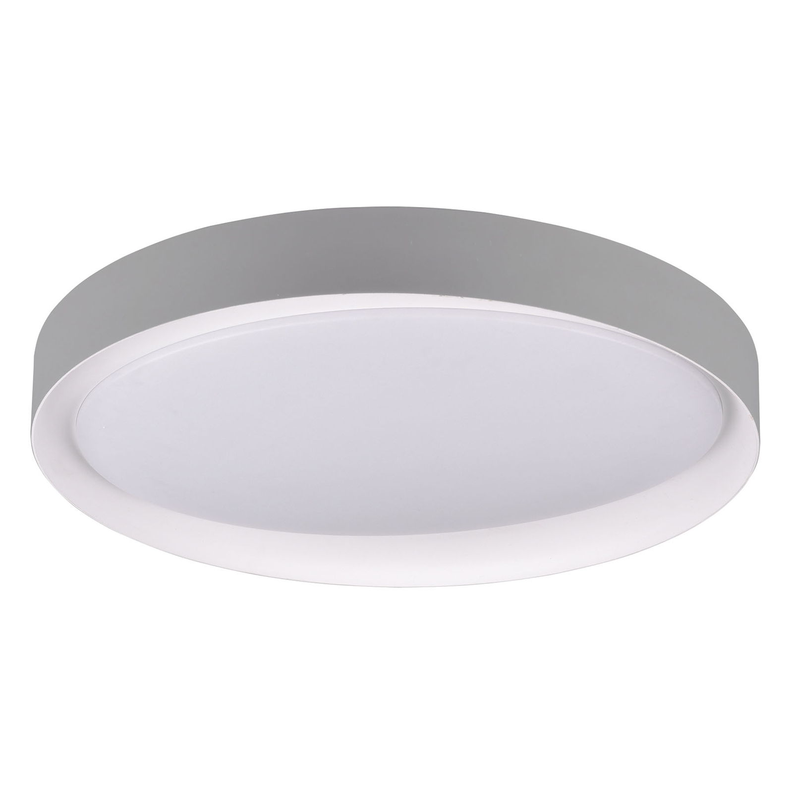 Plafonnier LED Zeta tunable white, gris/doré