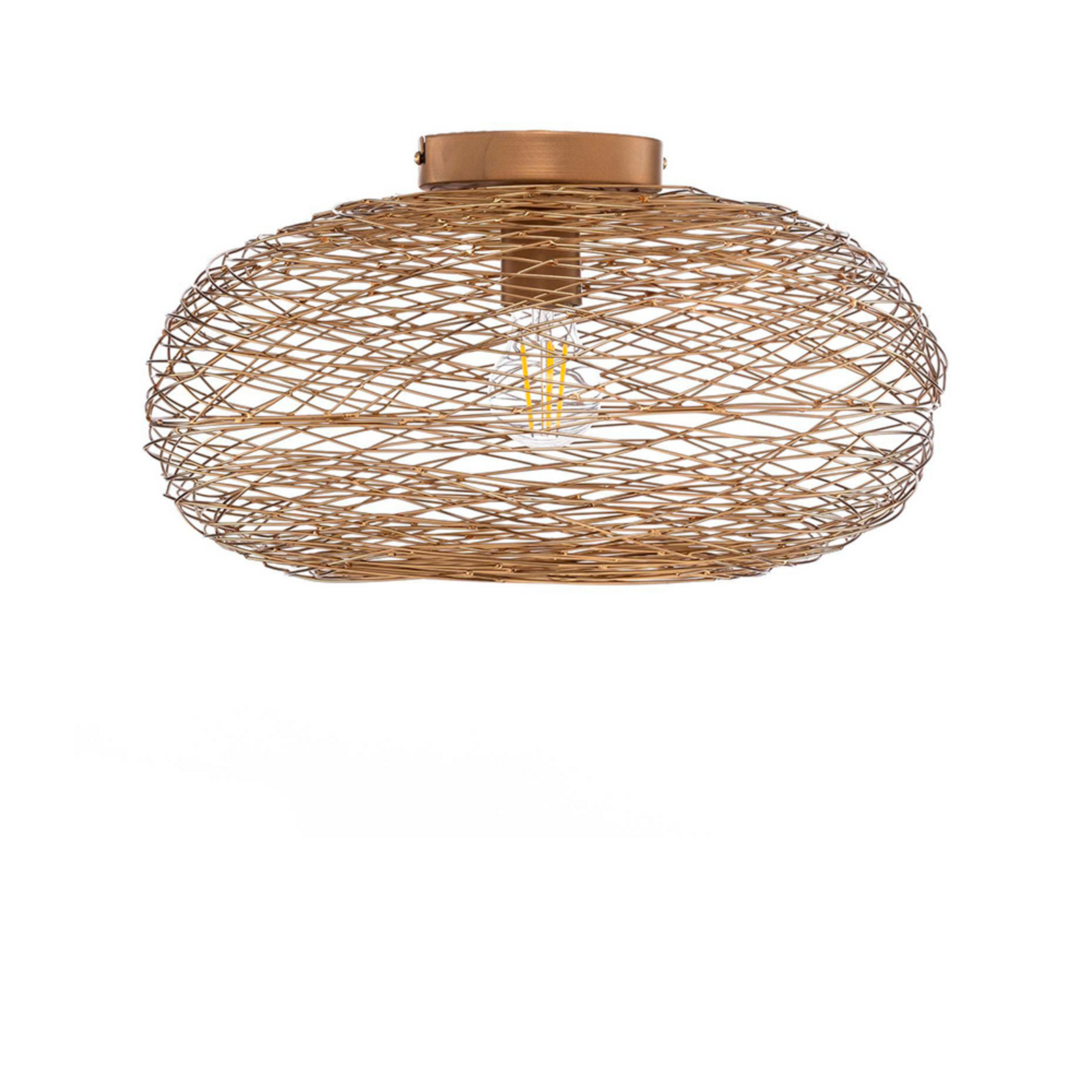 Kaviya Ceiling Lamp Ø40 Gold - Lindby