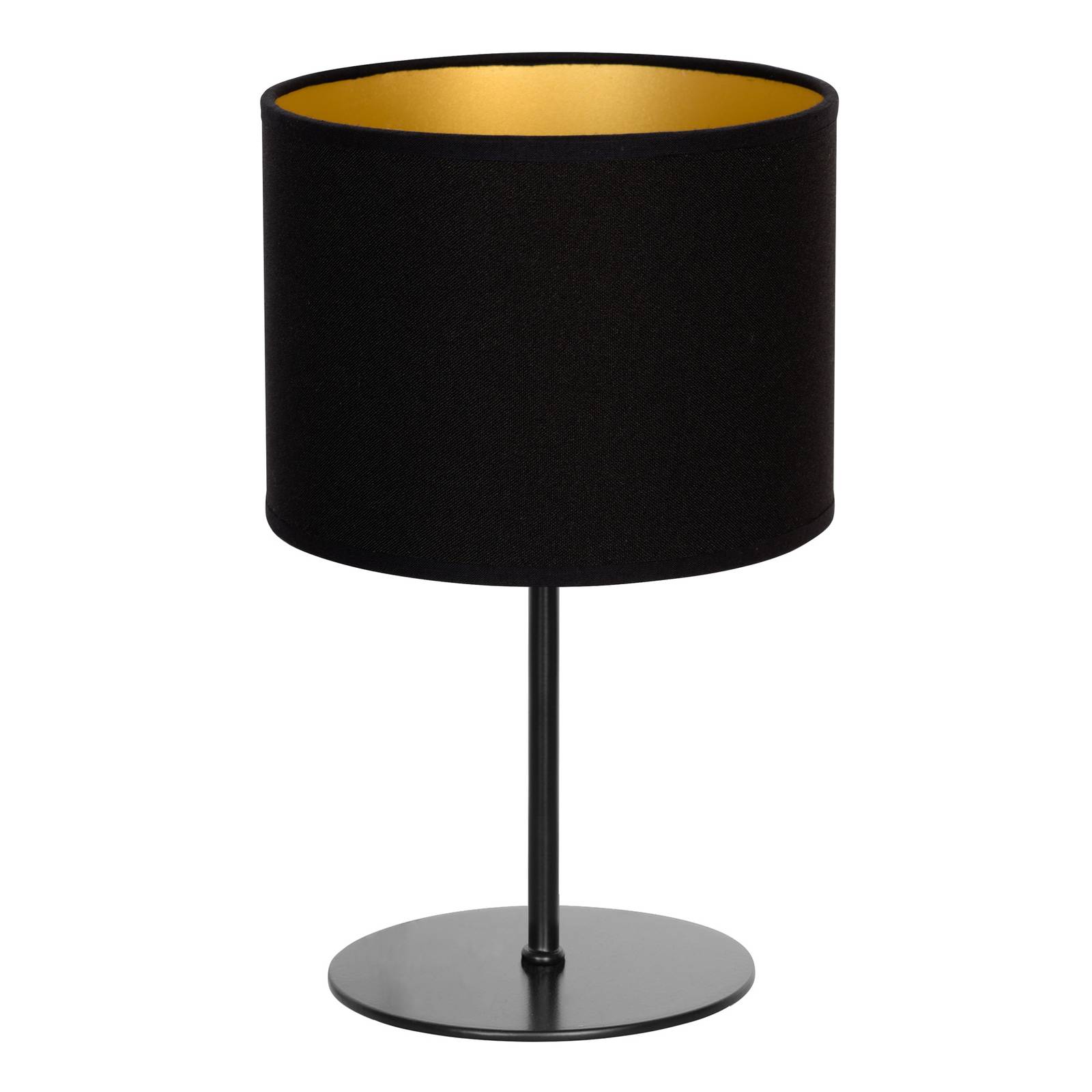 Tischleuchte Roller, schwarz/gold, Höhe 30 cm