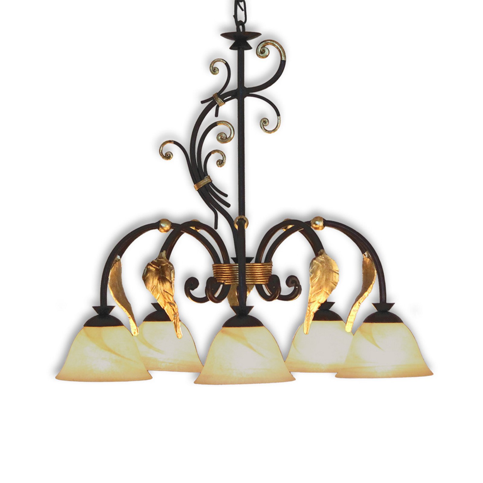 Menzel Florence Antik - lampă susp. bogat decorată