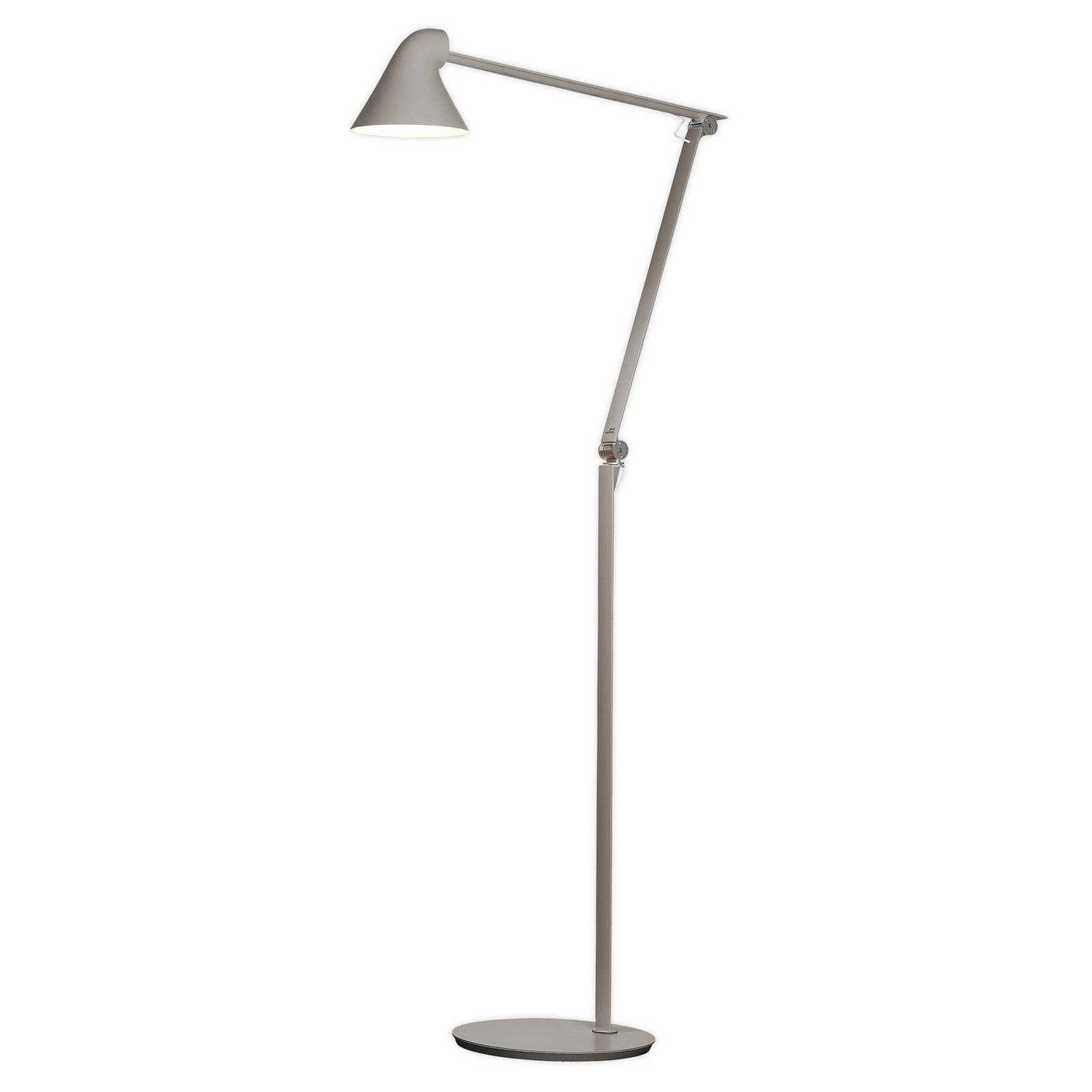 Louis Poulsen NJP Designer Floor Lamp - Living / Dining Room - dimmable - Silver