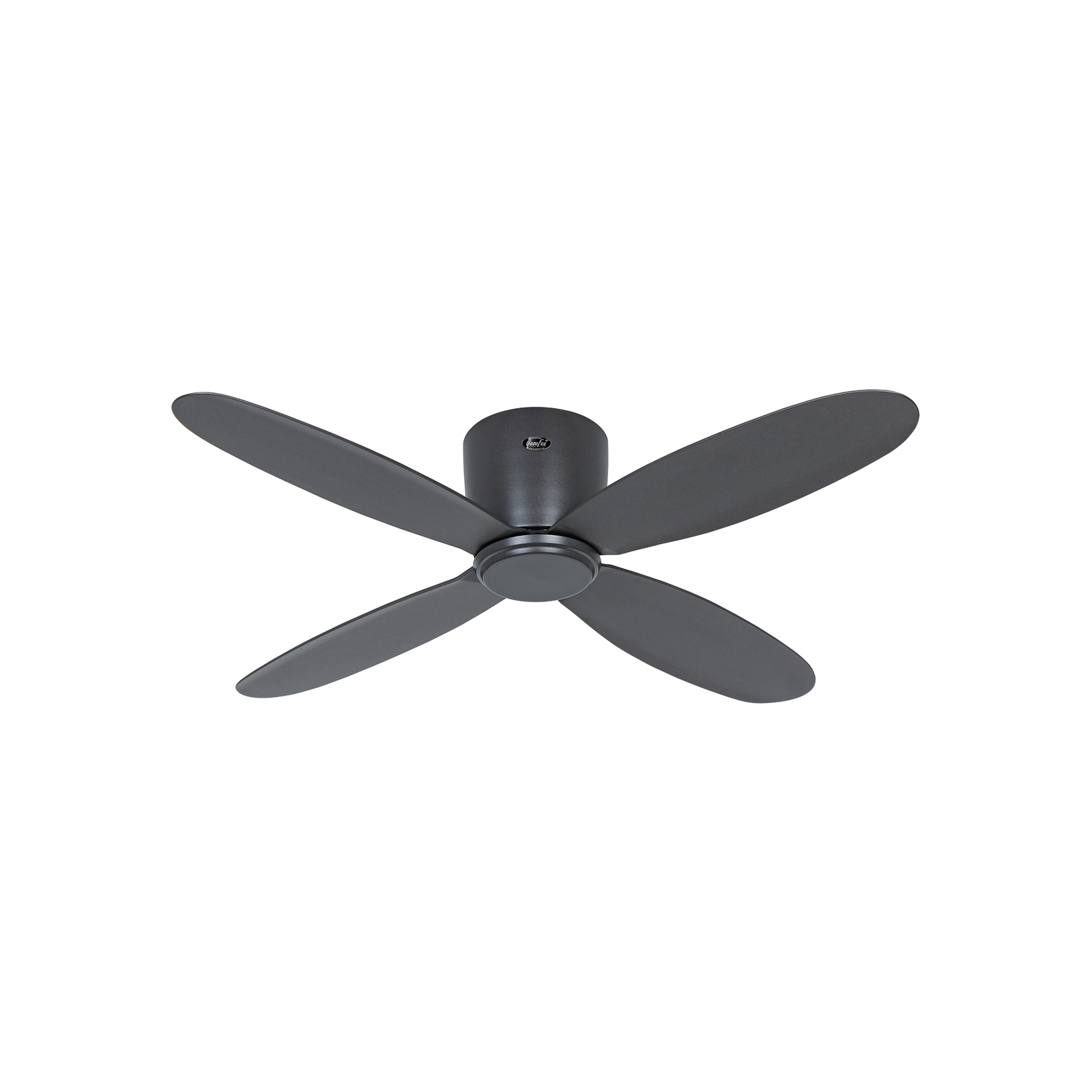 Smart ceiling fan Eco Plano II, Ø 112 cm, grey, DC