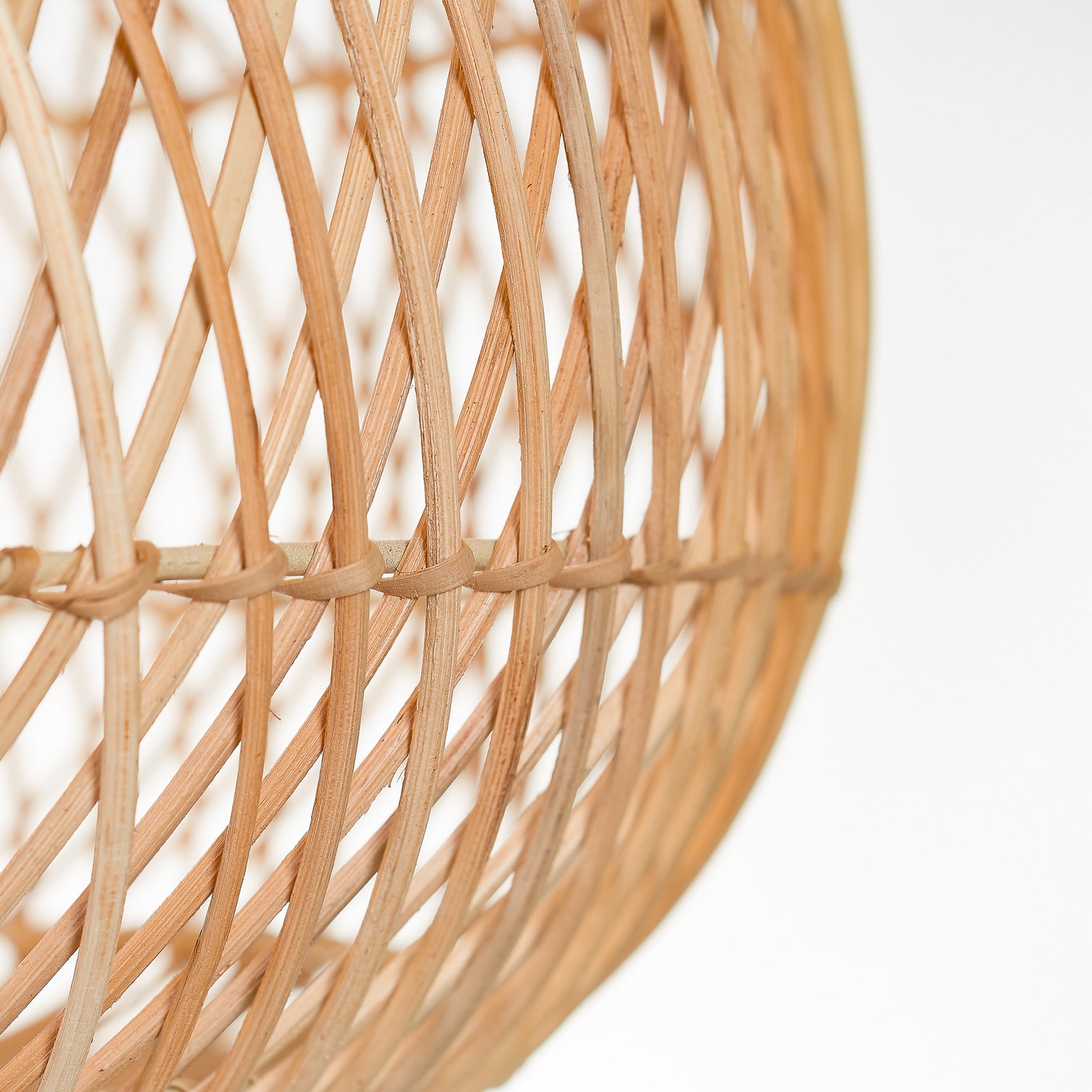 GOOD & MOJO Suspension Arizona, naturel, Ø 70 cm, rotin, E27