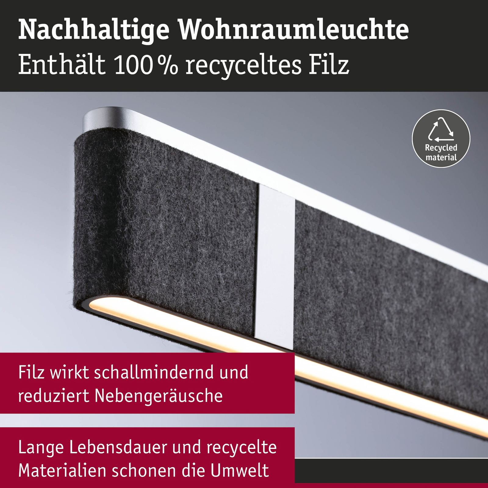 Jagun LED Suspension 3-Step-Dim Antracit - Paulmann