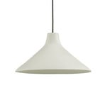 L BLACK-WHITE SEAM pendant light, porcelain, E27 - Serax