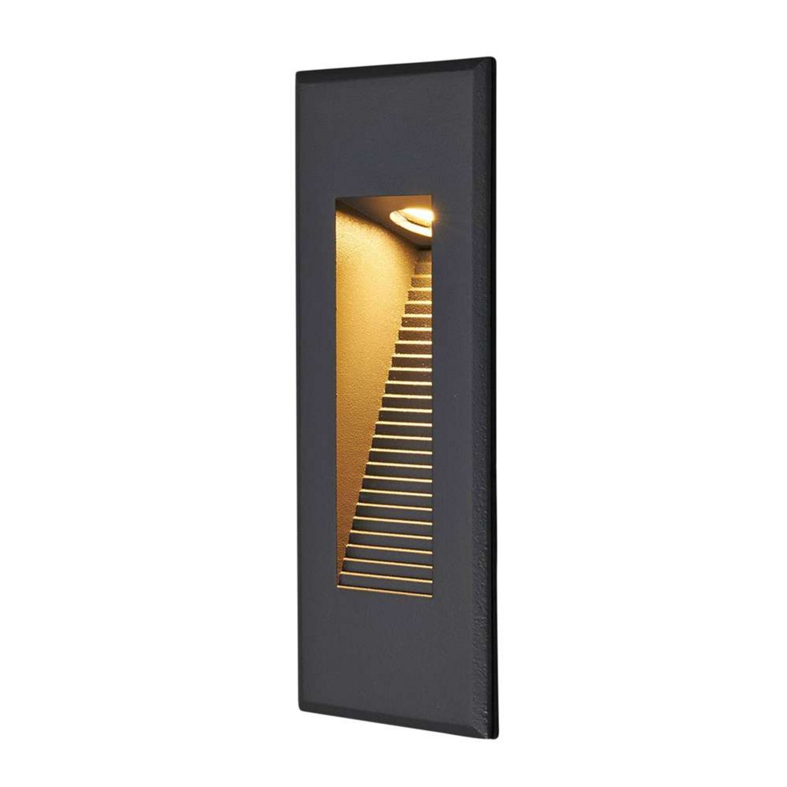 Nuna LED Outdoor Built-in Wall Lamp Graphite - Lucande