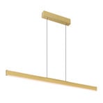 SLV One Linear LED pendant light, 104 cm, brass