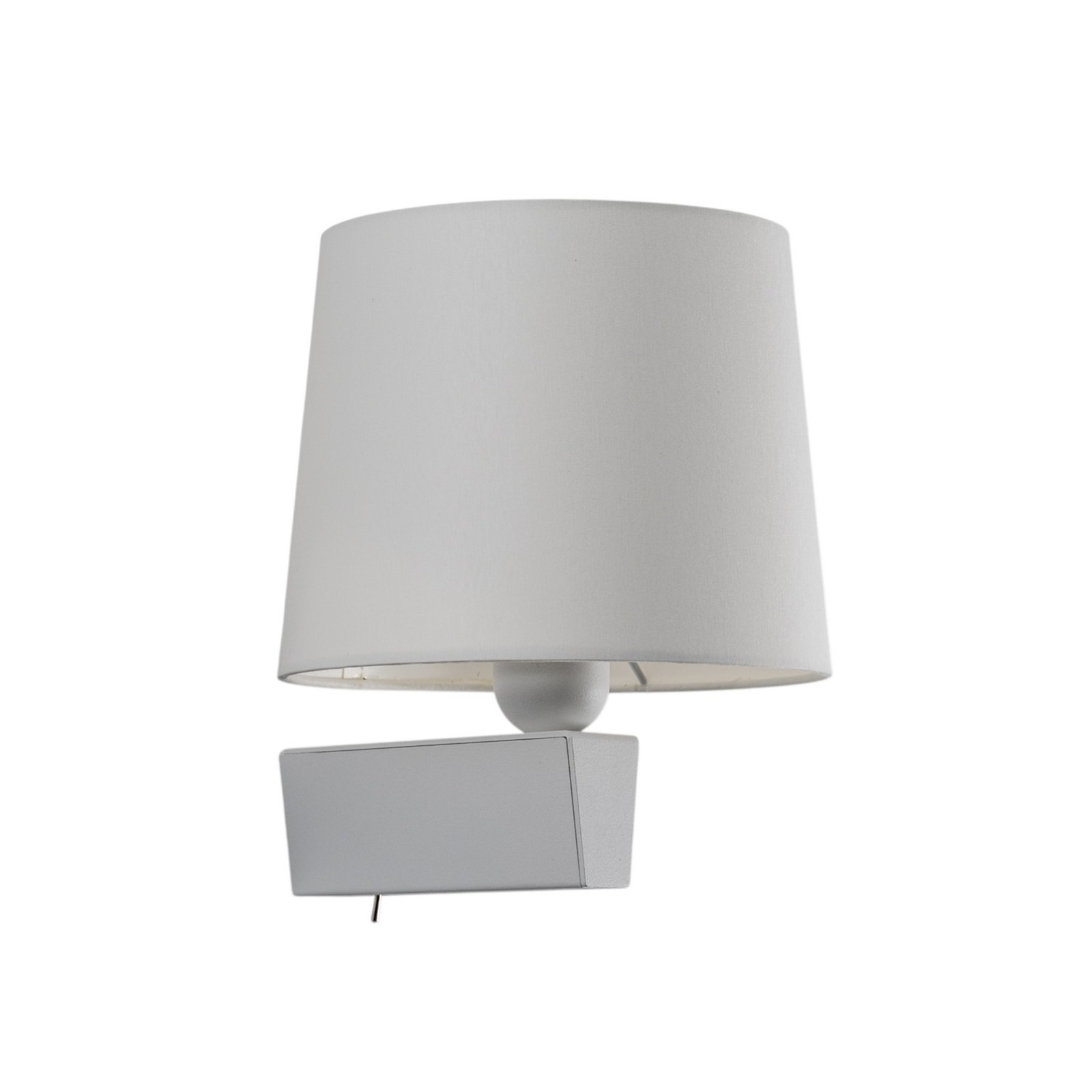 Aplique de pared Chillin I con interruptor, blanco