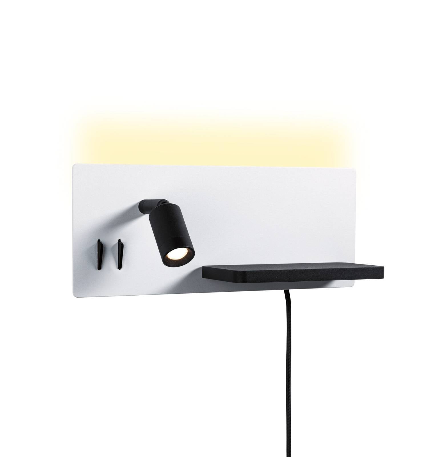 Led Wandleuchte Serra in Weiß-matt und Schwarz-matt 55W - white - Paulmann