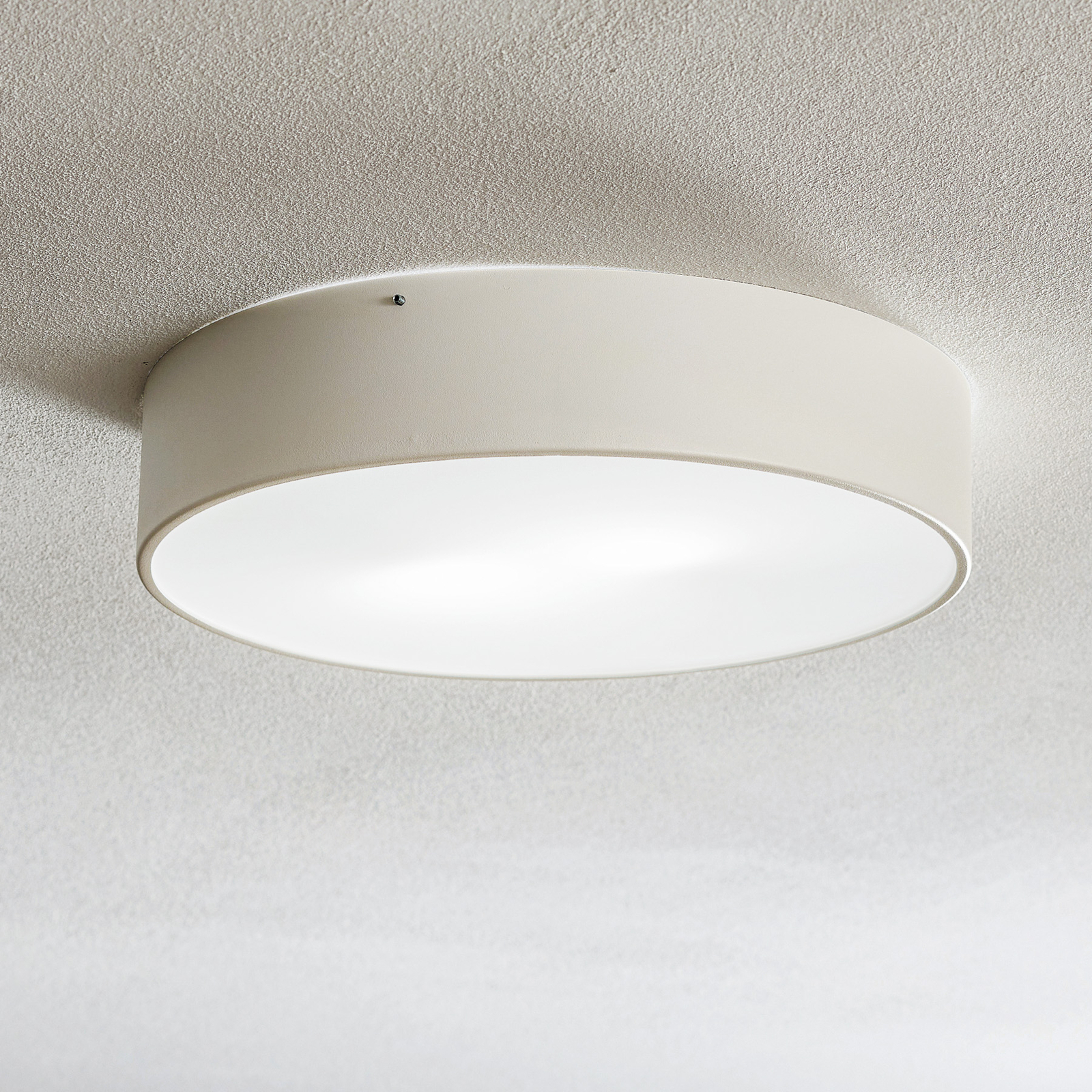 Plafón Dayton en blanco Ø 35 cm