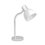 Lampe à poser Macere, nickel/blanc