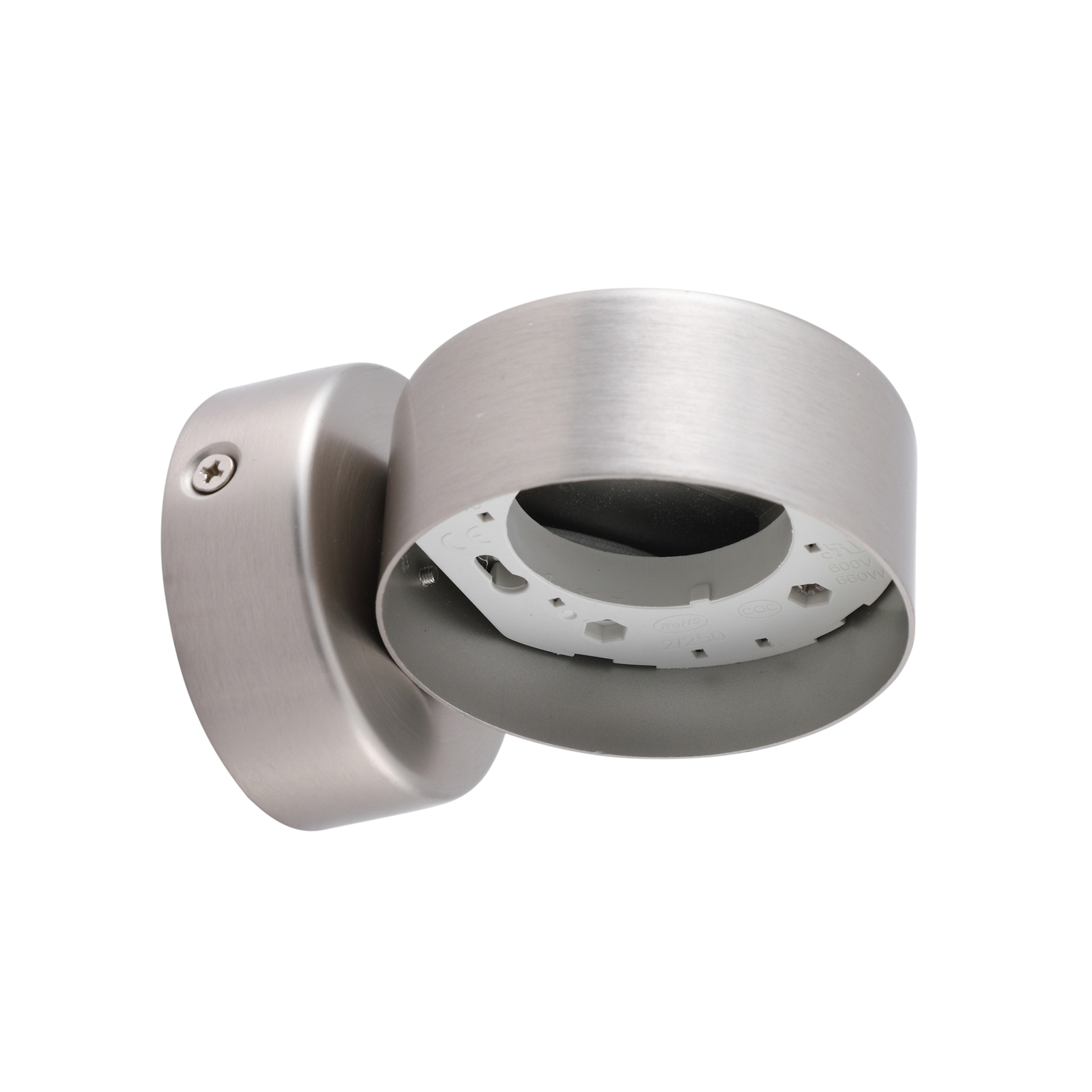 Lindby Aplică de perete Jyla, nichel, soclu în partea inferioară