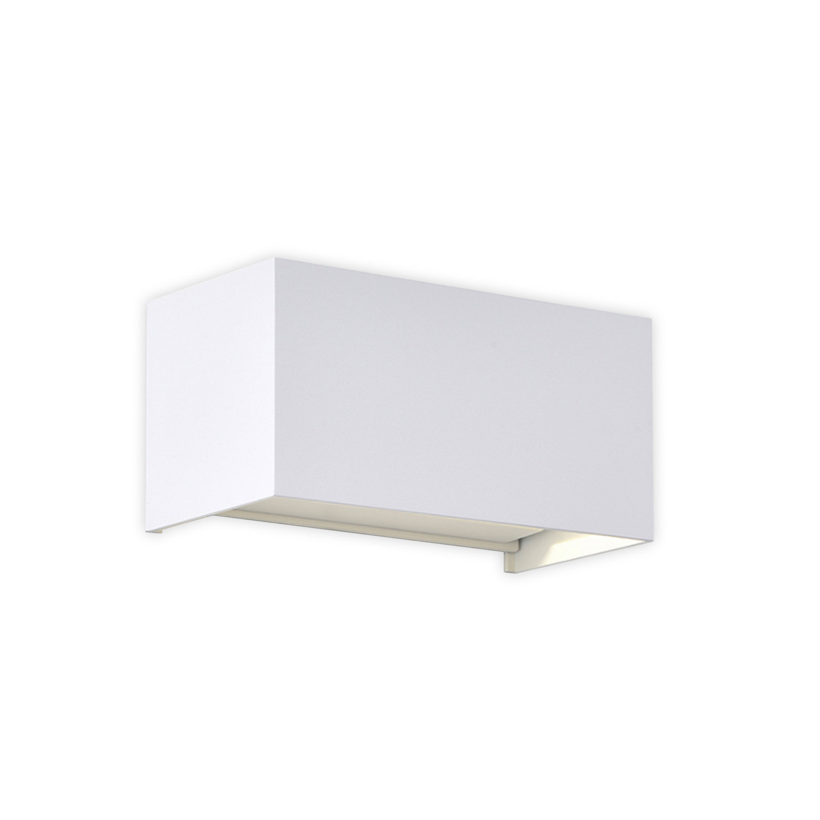 Mantra Iluminación Davos dvostruka LED vanjska zidna svjetiljka, bijela, prigušiva, aluminij