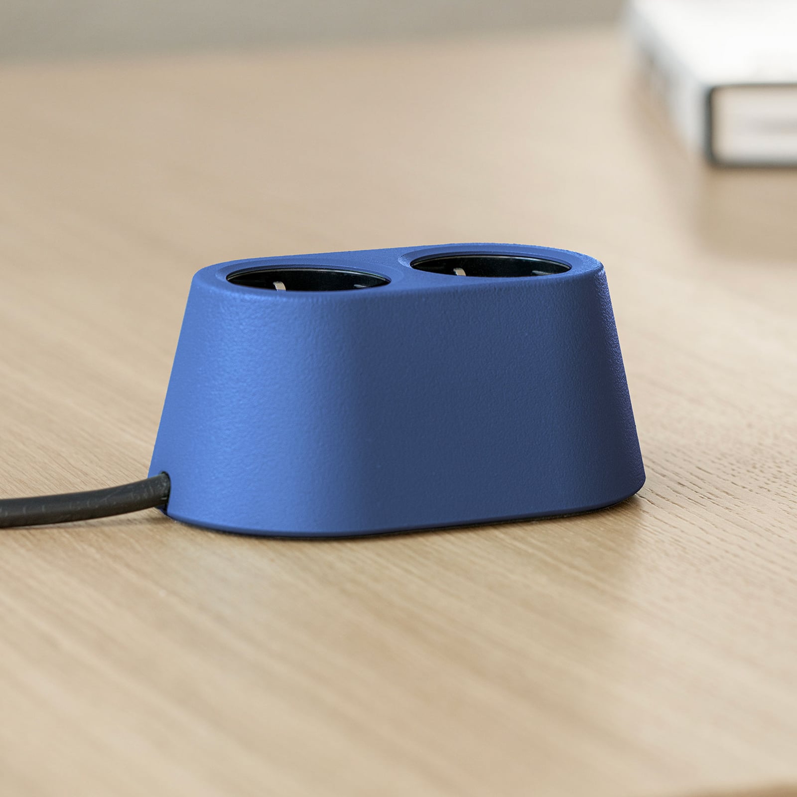 Prise NOMAD BLOCK bleue 1x type F + USB - Forming Function Prise NOMAD BLOCK bleue 1x type F + USB - Forming Function