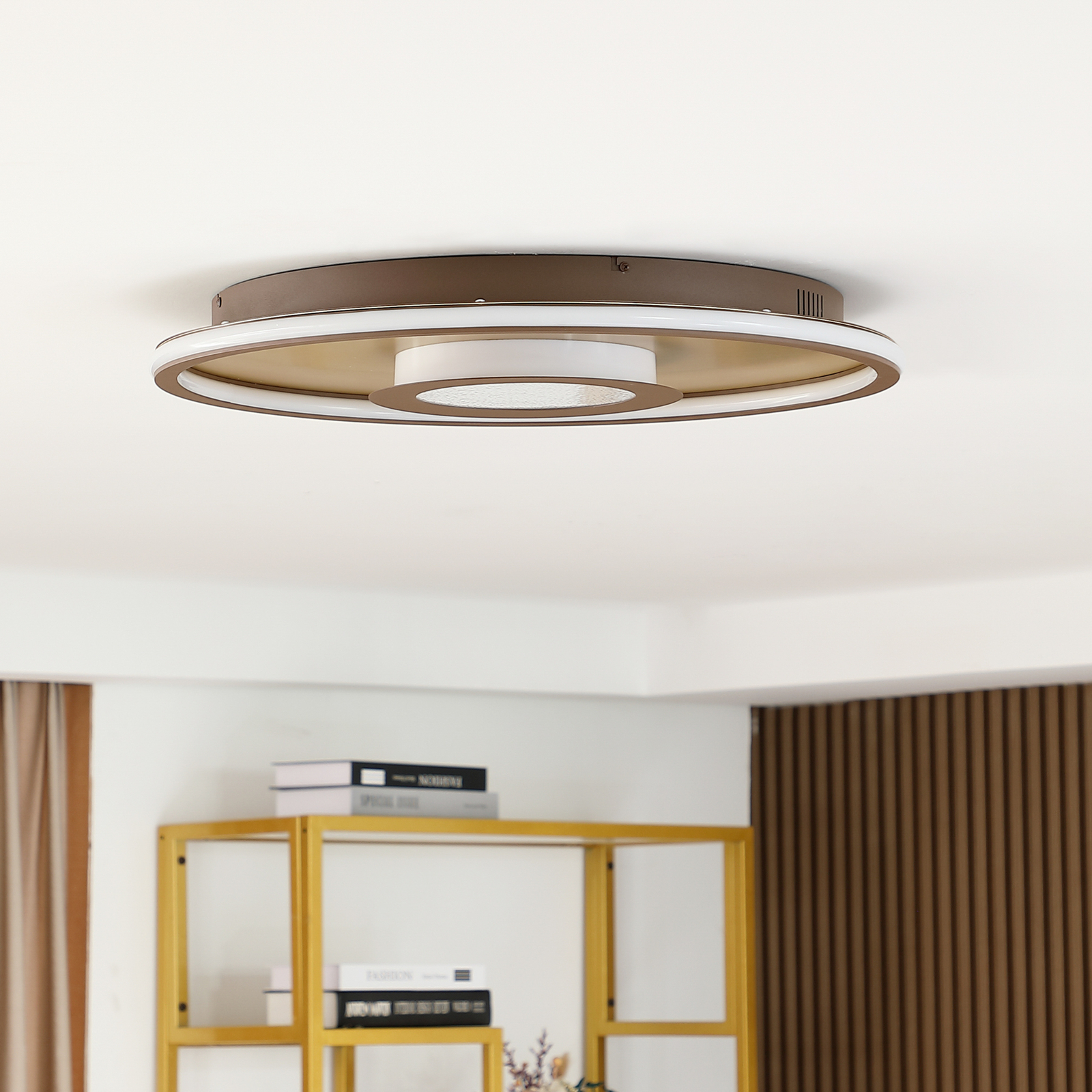 Lindby Pekela LED ceiling lamp, round, 59 cm
