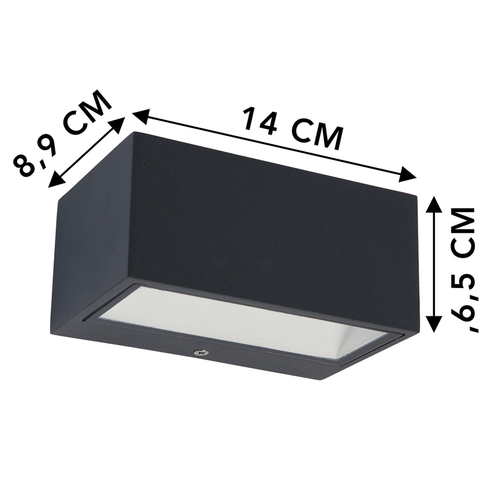 Moderne LED-Außenwandleuchte Nomra IP54