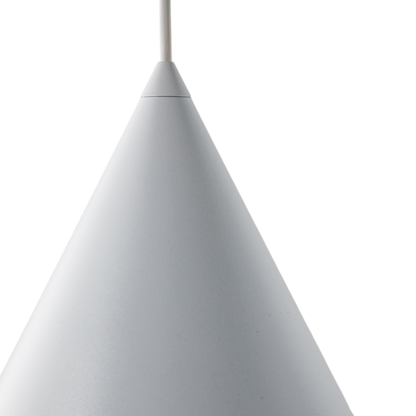 Suspension Cono, blanc, Ø 19 cm, acier, à 1 lampe
