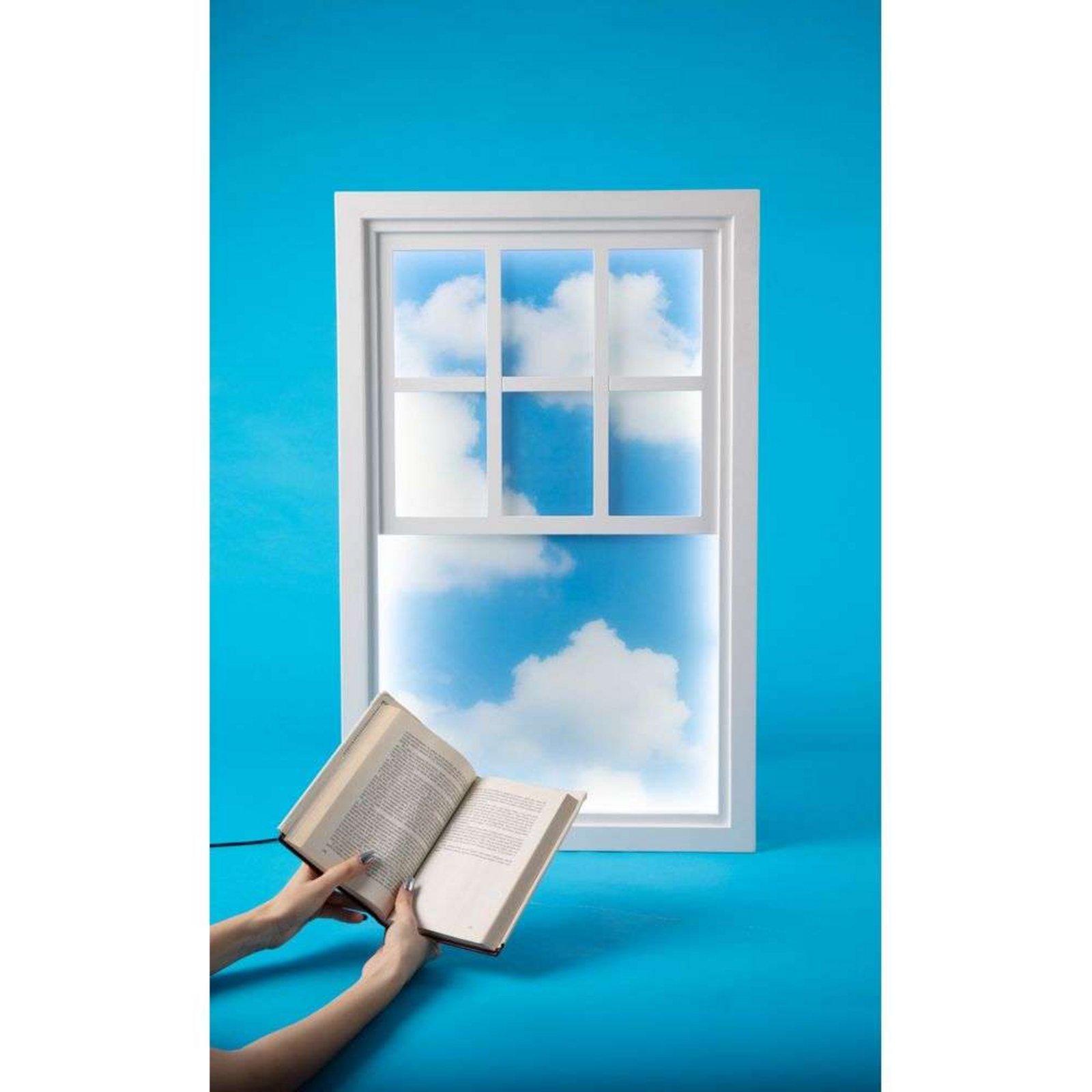 Window 2 Aplică de Perete/Lampadar White/Light Blue - Seletti