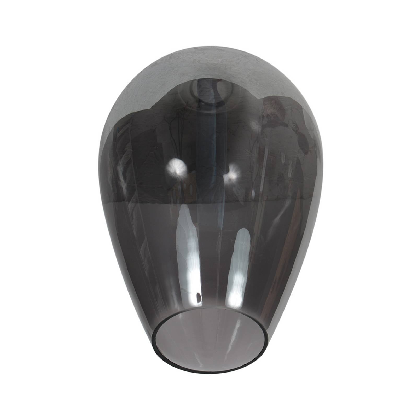  Mexlite Mexlite Bloeba Ceiling Lamp, Black/smoke Grey, ø 22 Cm, Glass Drop 