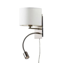 Florens Wandleuchte White/Nickel - Lindby