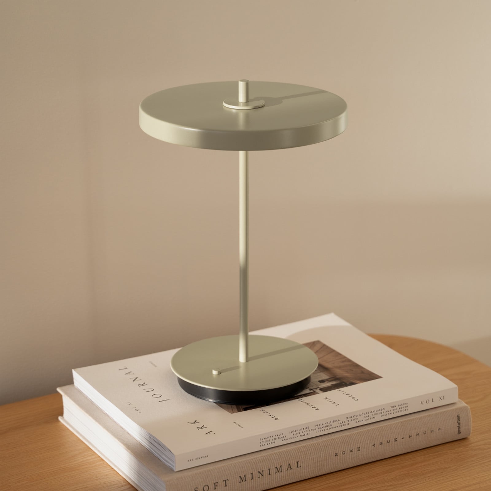 UMAGE LED lampă de masă reîncărcabilă Asteria Move lut maro uni 31cm - Camera de zi / sufragerie - Design - argilă maro - Metal