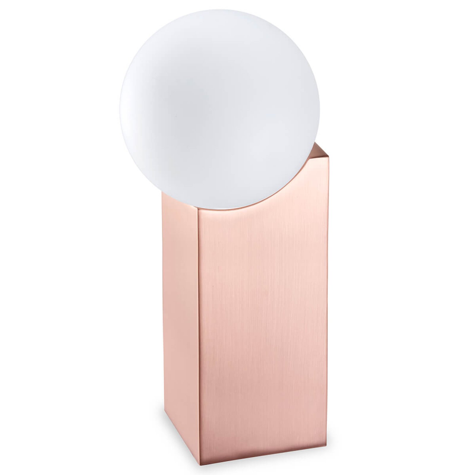 Lámpara de mesa Cub 23,5 cm cobre