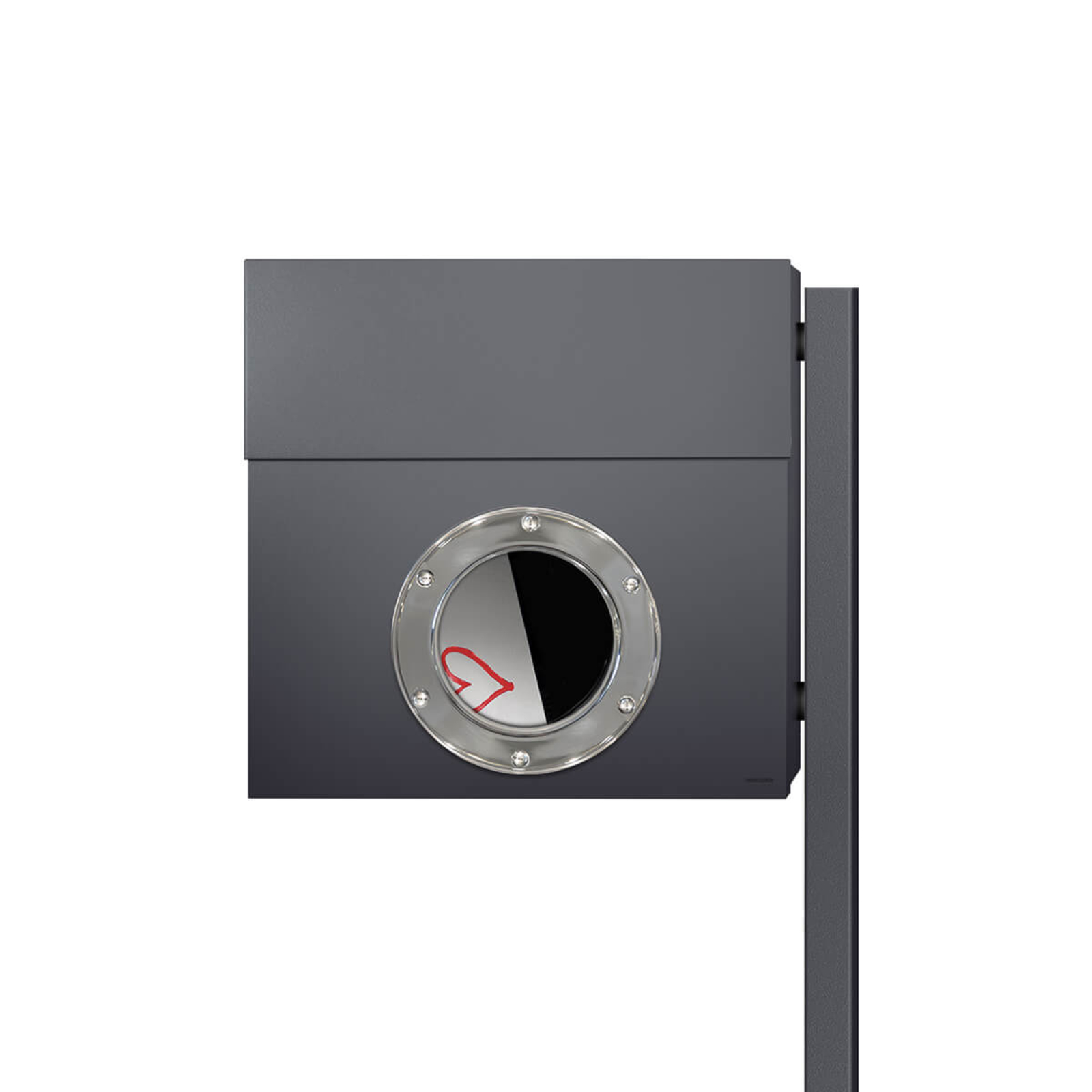 Letterman free-standing letterbox, anthracite