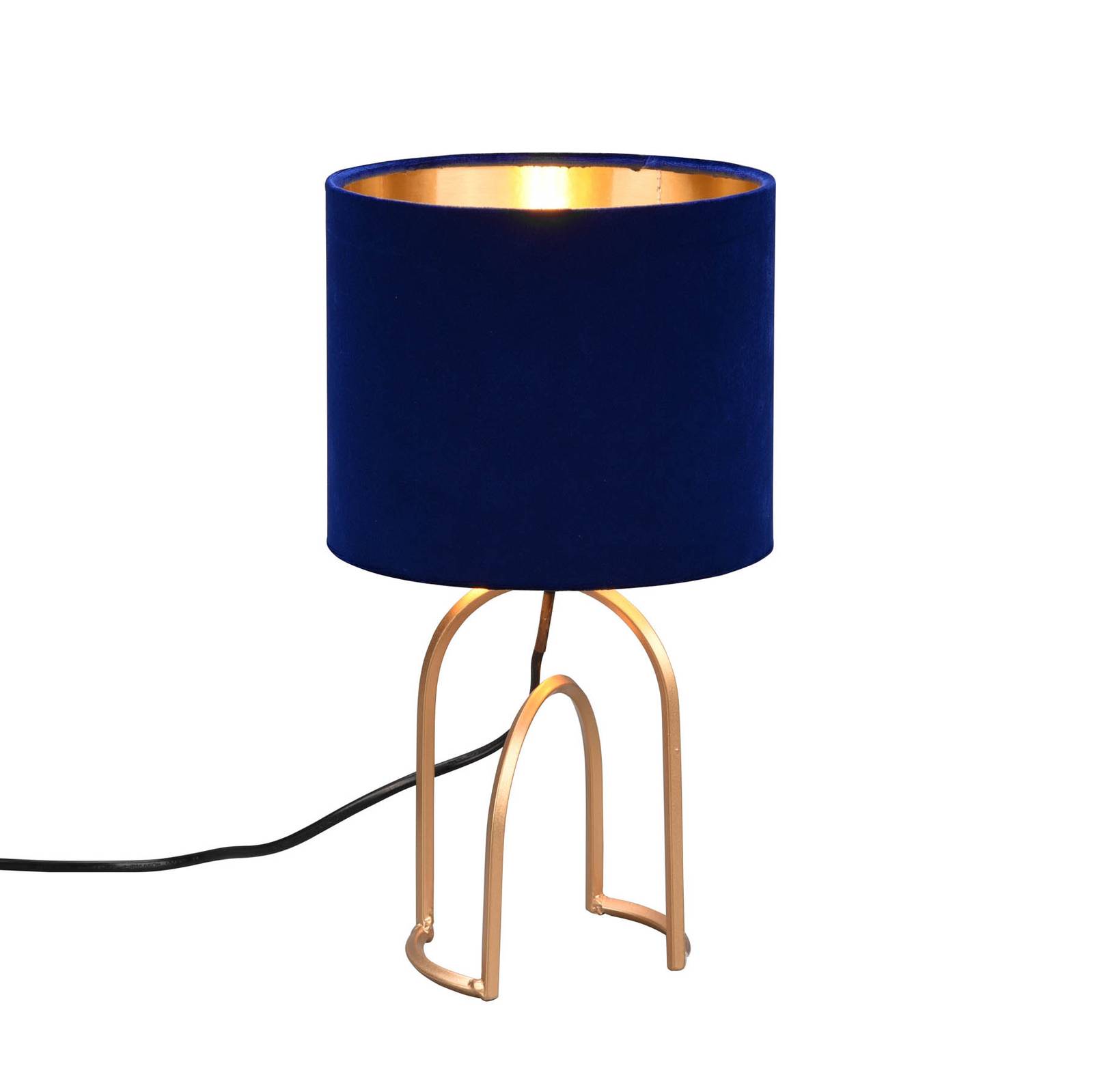 Grace asztali lámpa, Ø 18 cm, lila/arany
