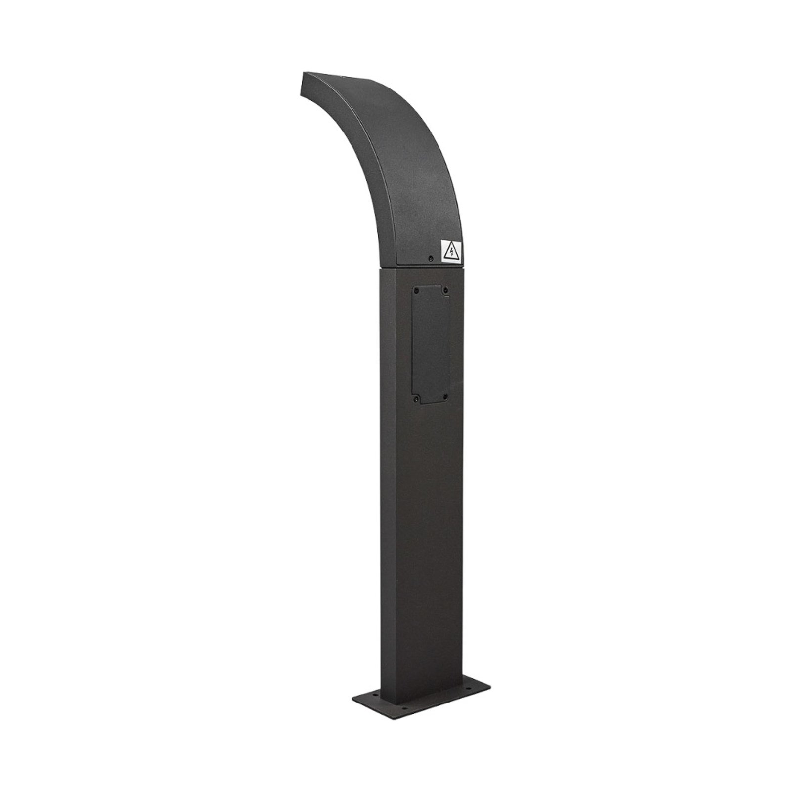 Juvia Außen Gartenleuchte w/Sensor Graphite/Opal - Lucande